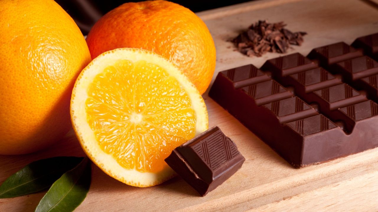 orange and chocolate