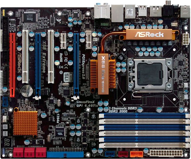 X58 extreme asrock не запускается