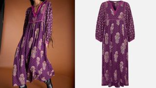 East embroidered dress