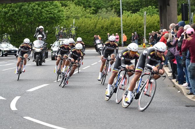 Colombia a bit ragged in the turn