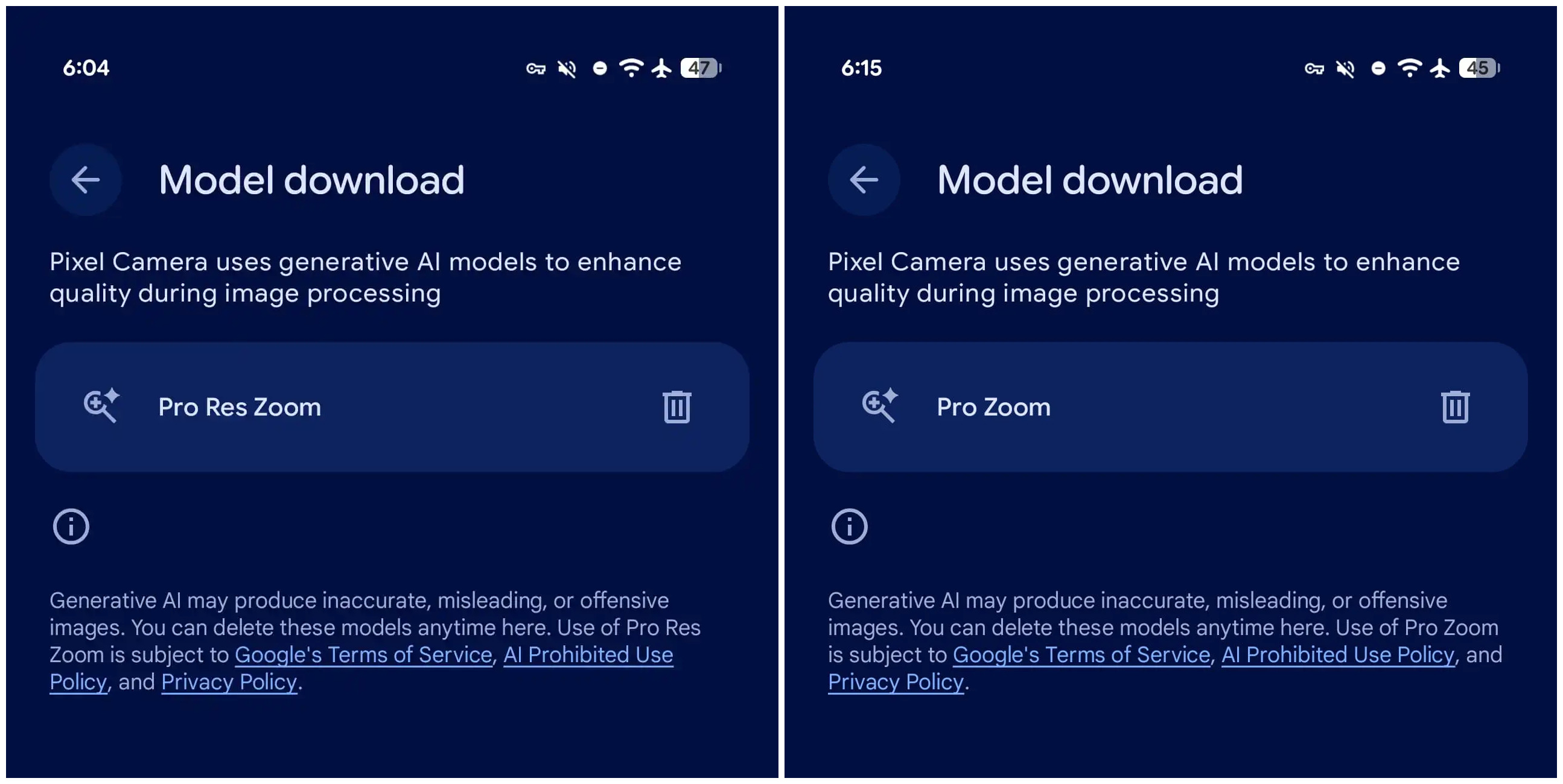 Pixel 10 Pro's updated zoom camera feature name