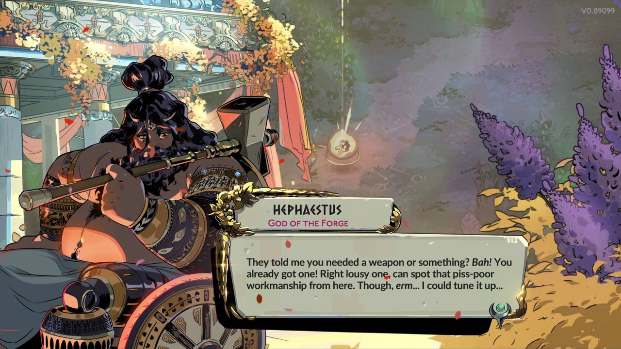 Hades 2 characters god Hephaestus