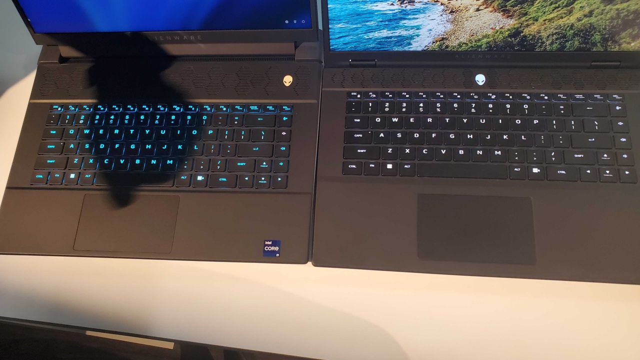 black gaming laptop