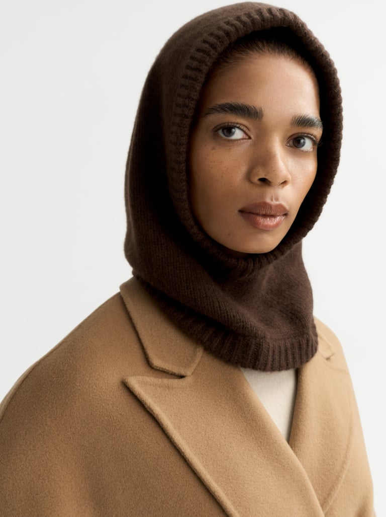 Brushed-Cashmere Hood