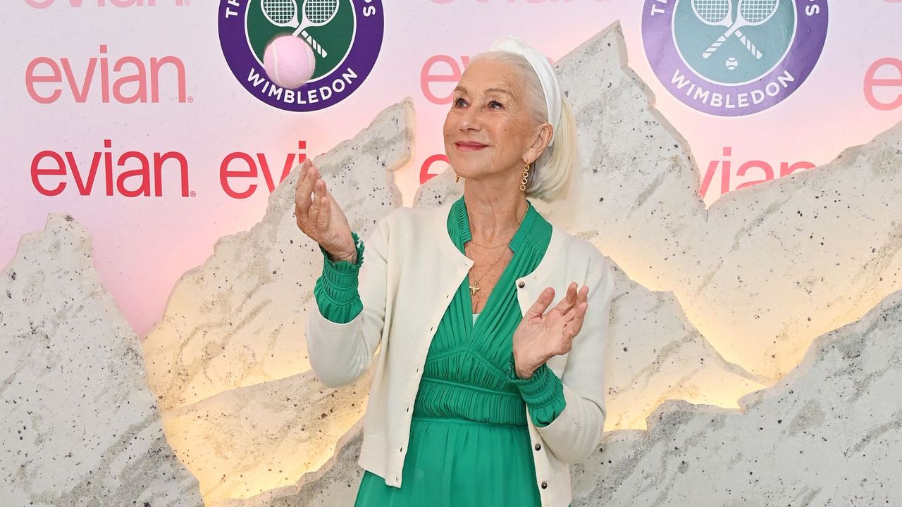 Helen Mirren at Wimbledon 2024