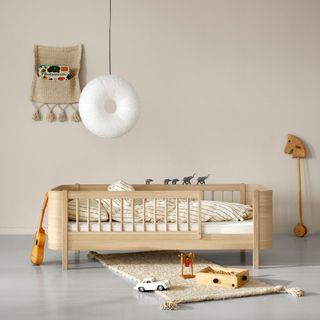 Nursery room with cot bed
