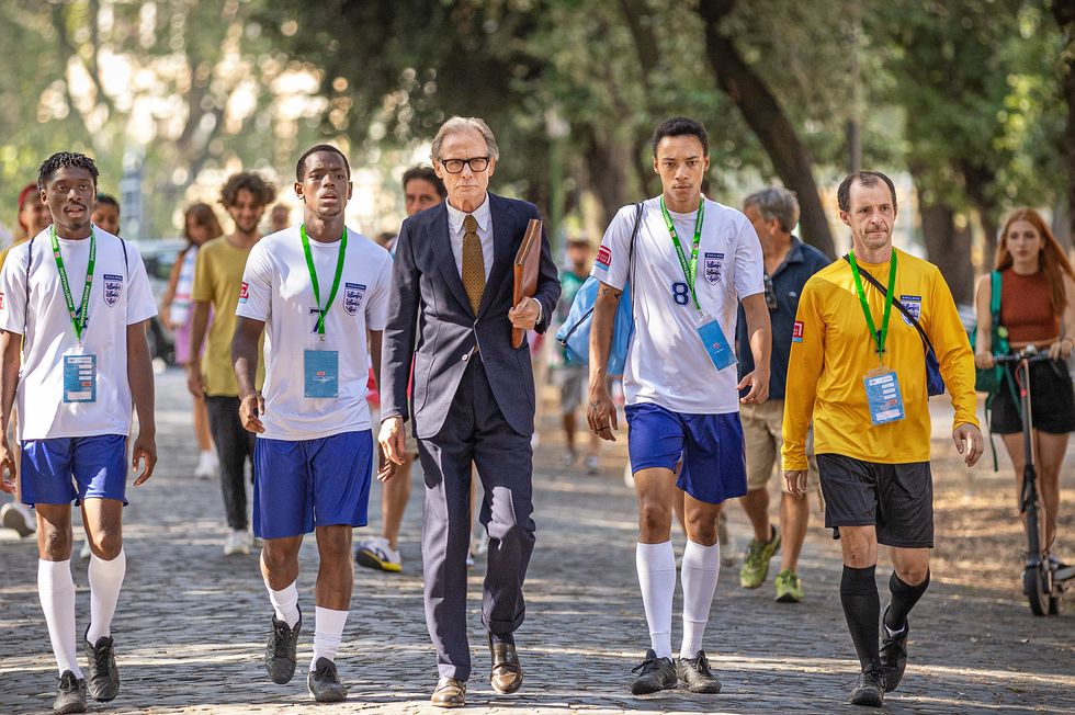 First look at Netflix's euphoric new Bill Nighy football drama The Beautiful Game