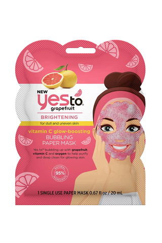 Grapefruit Bubbling Paper Mask