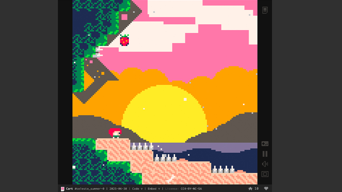 Pico-8 game, Celeste