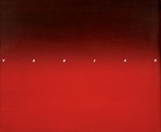 Vanish, 1972, by Ed Ruscha, oil on linen