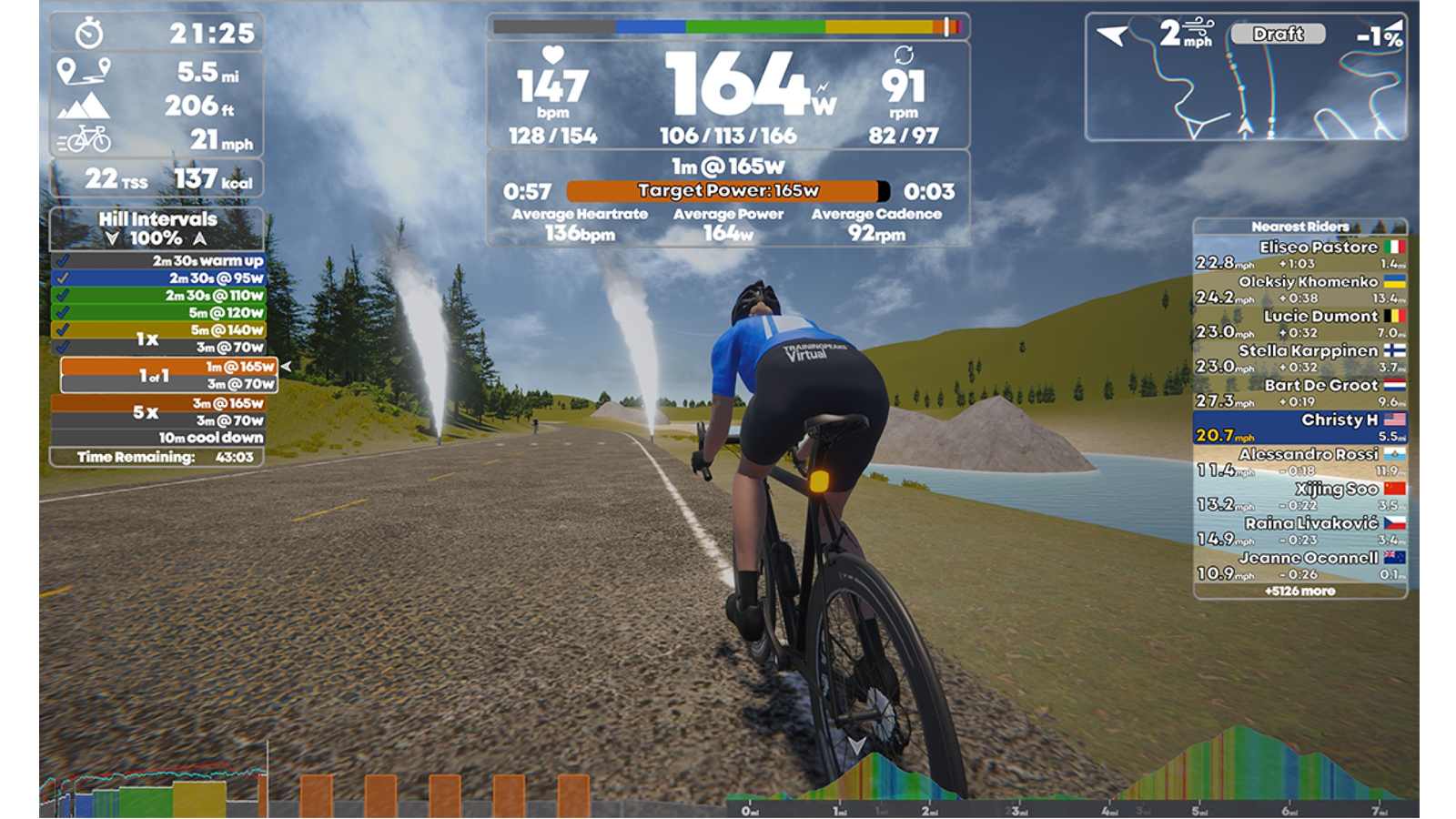 TrainingPeaks Virtual screenshot