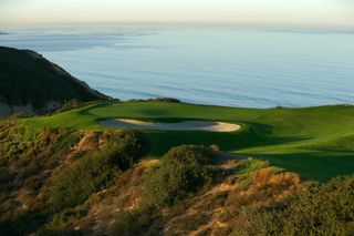 The par-3 3rd hole pictured at Torrey Pines