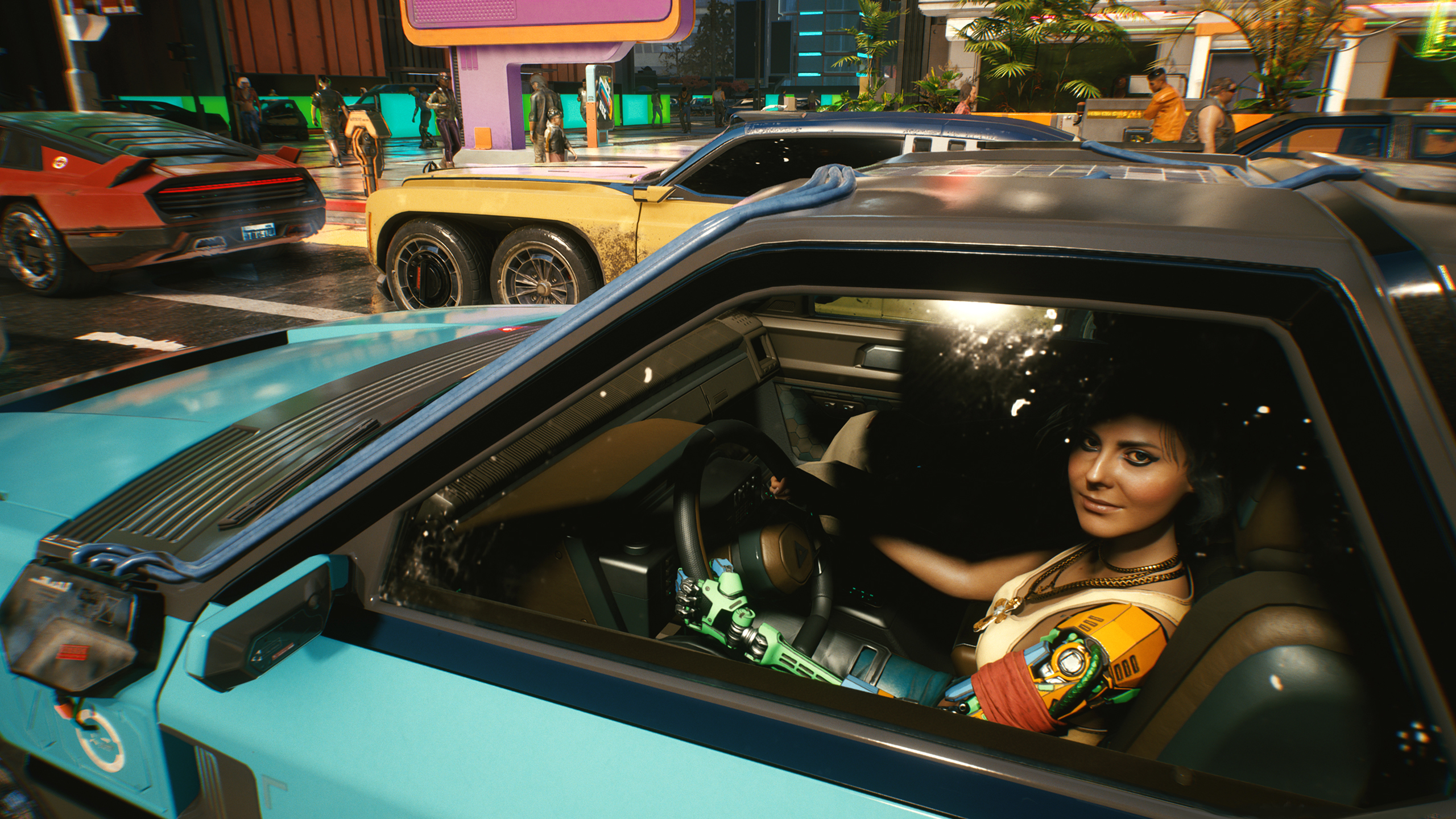 Cyberpunk 2077 Lets You Summon Your Car Like Roach And It Honks