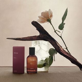 still life with roses of rozu perfume by aesop inspired by Charlotte Perriand