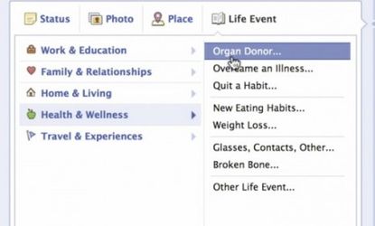 Facebook puts its social network to life-saving purposes, with a new tool that allows people to share their organ donor status.