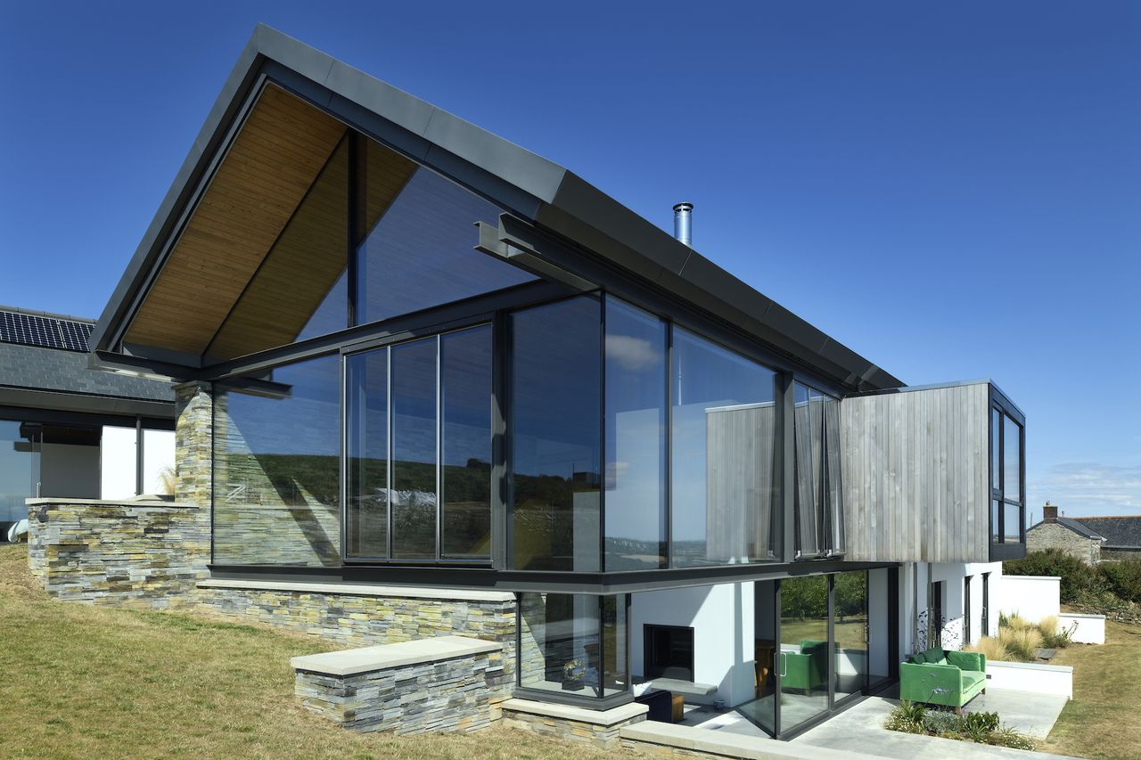 glazed gable on self build