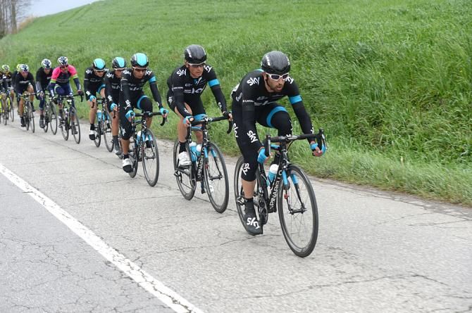 Team Sky took control of the race on the opening stage