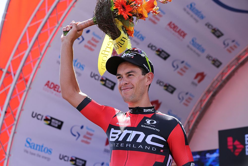 Richie Porte (BMC) on the podium