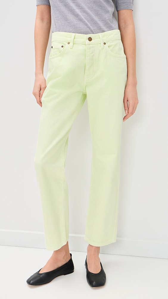 Straight Jeans - Key Lime