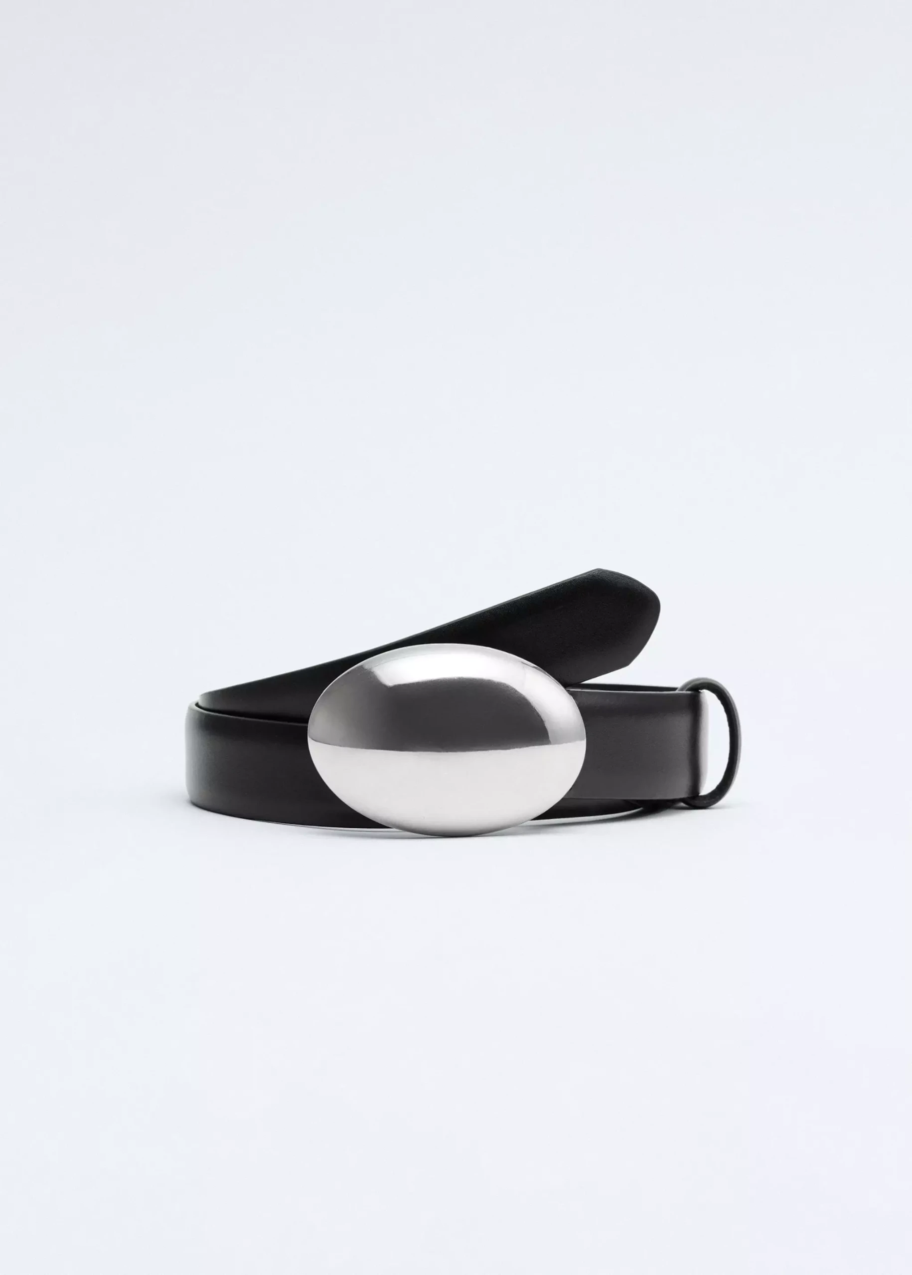 Oval Buckle Belt - Women | Mango United Kingdom