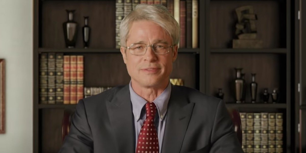 Brad Pitt as Dr. Anthony Fauci on Saturday Night Live