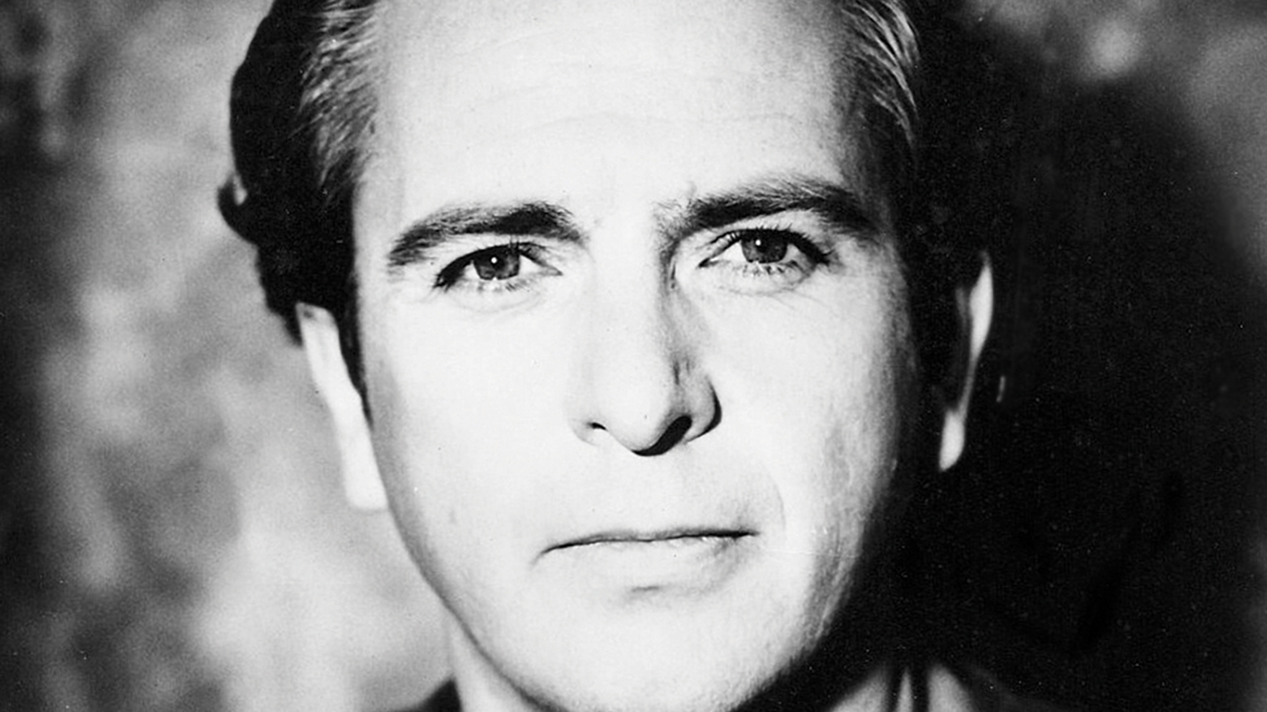 Black and White portrait of Peter Gabriel