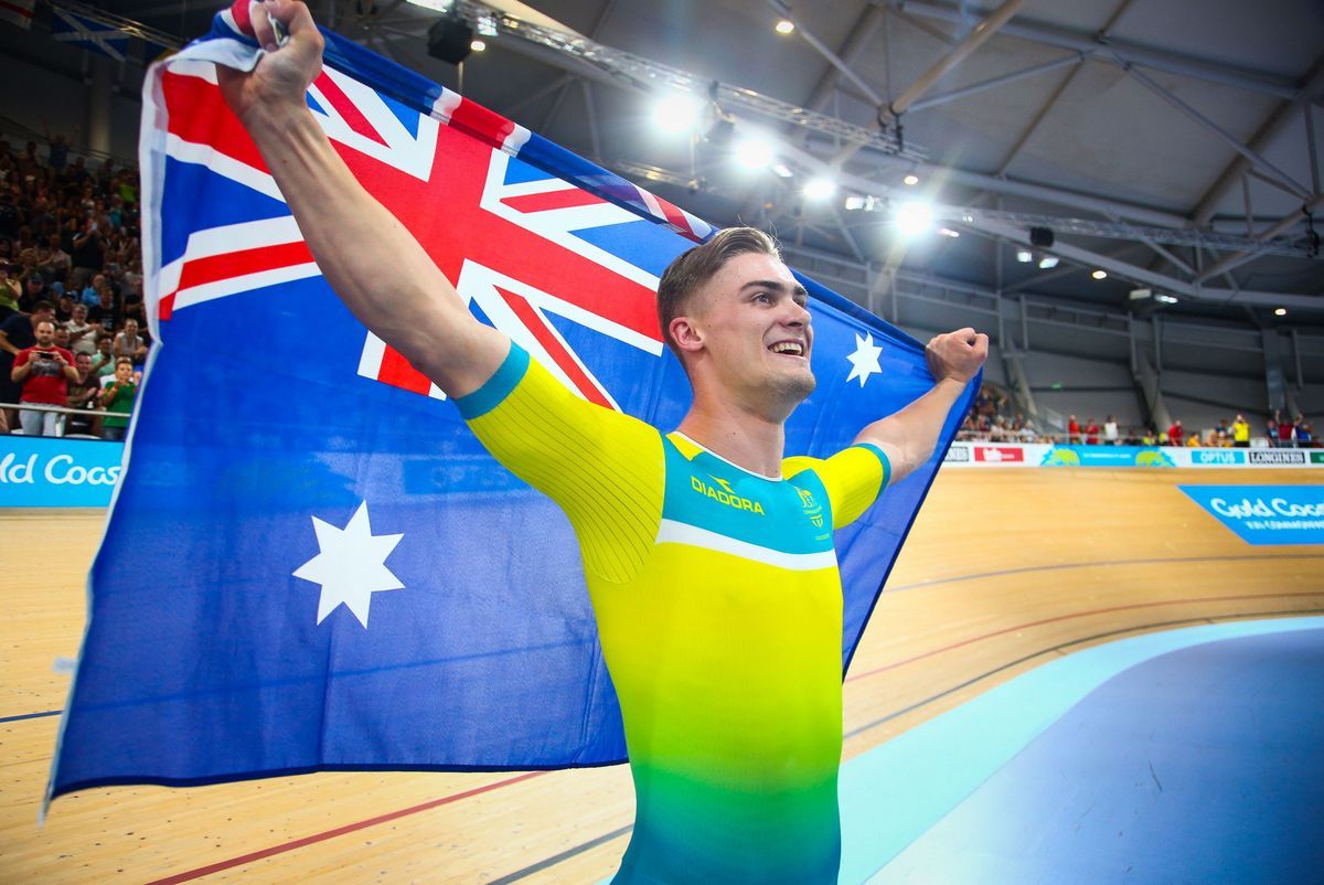 Matt Glaetzer (Australia) celebrating his kilo gold
