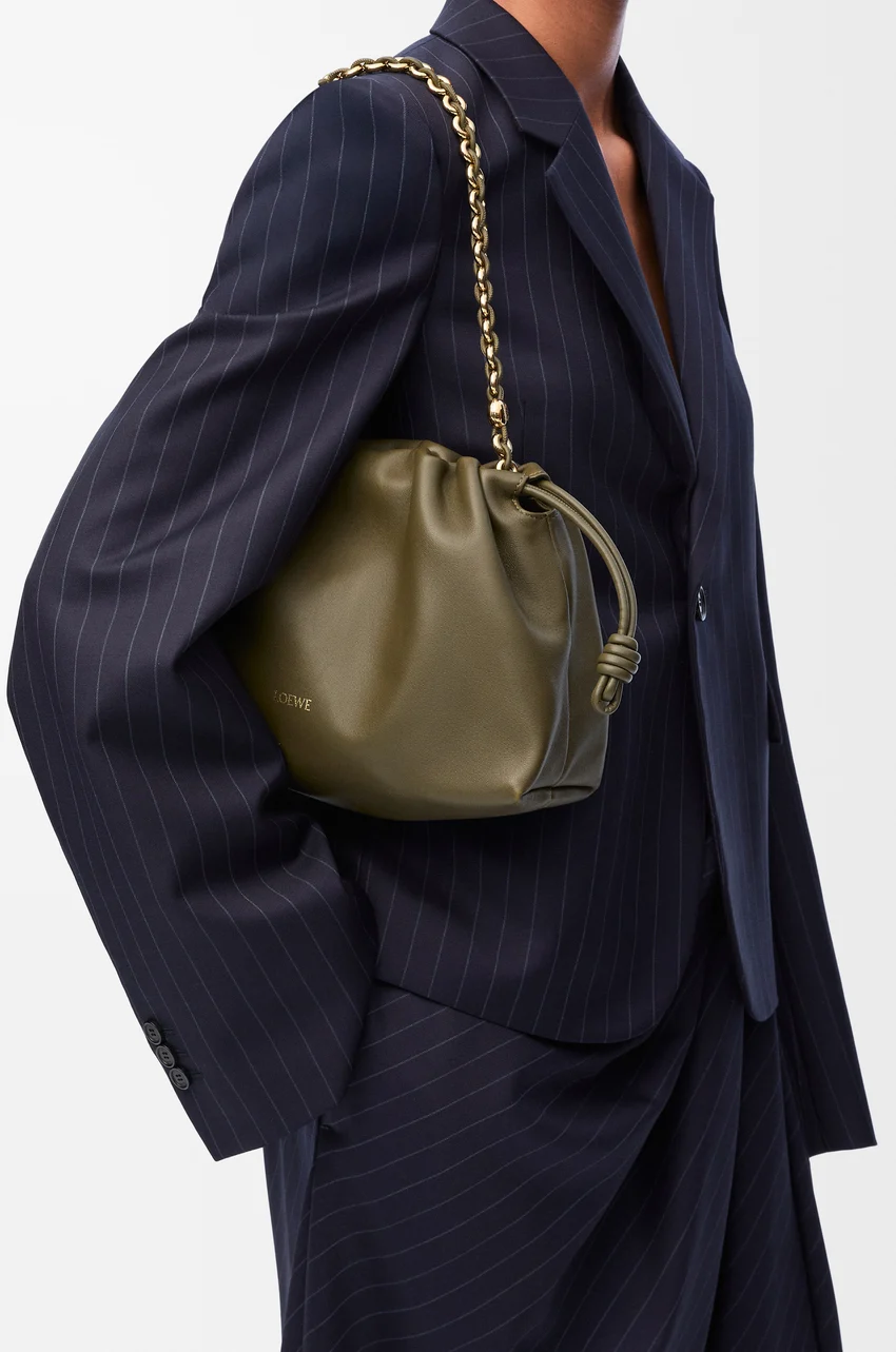 Loewe, Medium Flamenco Purse in Mellow Nappa Lambskin