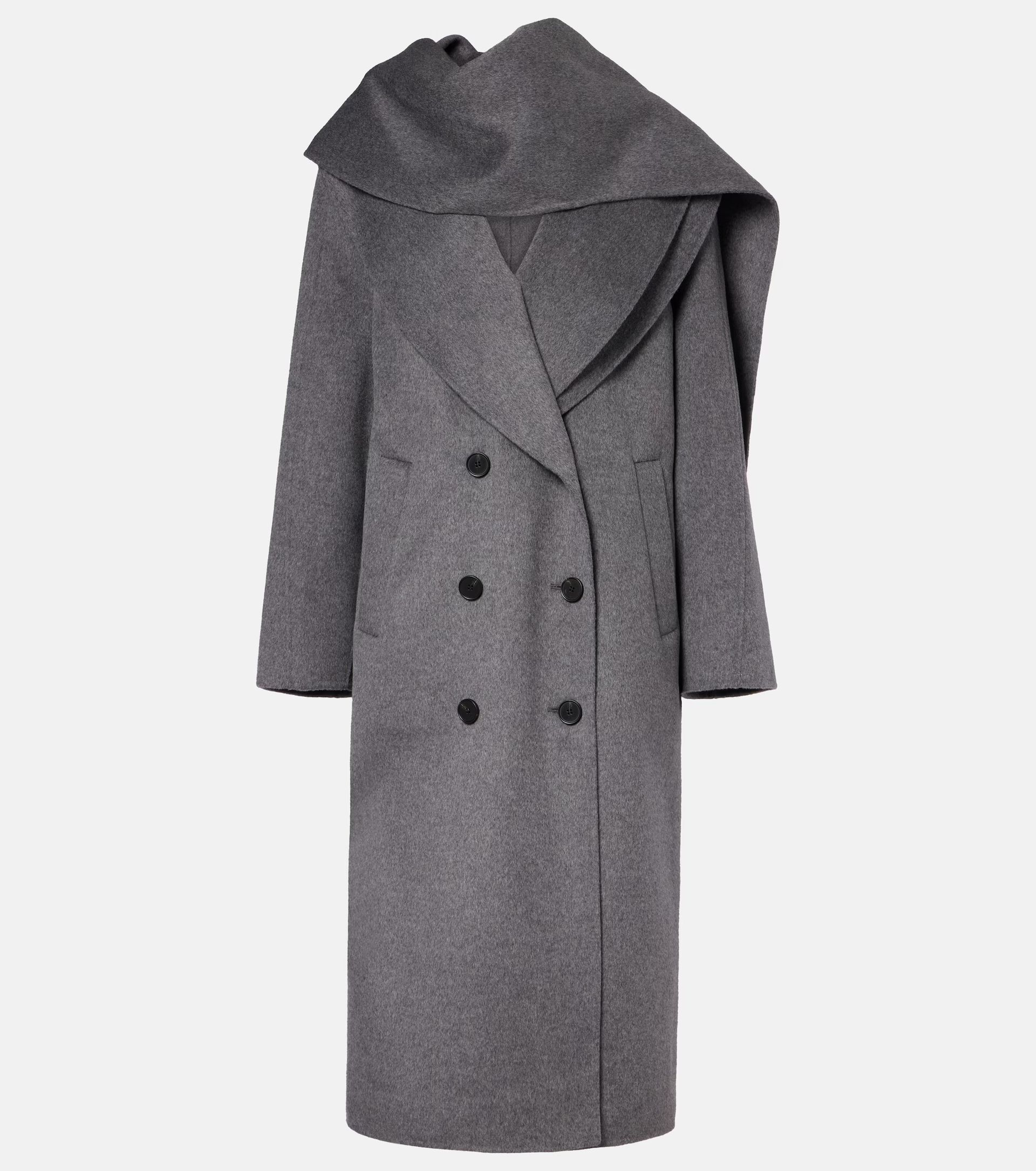 Róhe, Scarf-Detail Wool and Cashmere Coat