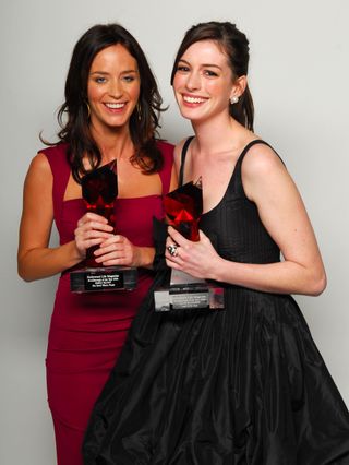 Emily Blunt and Anne Hathaway