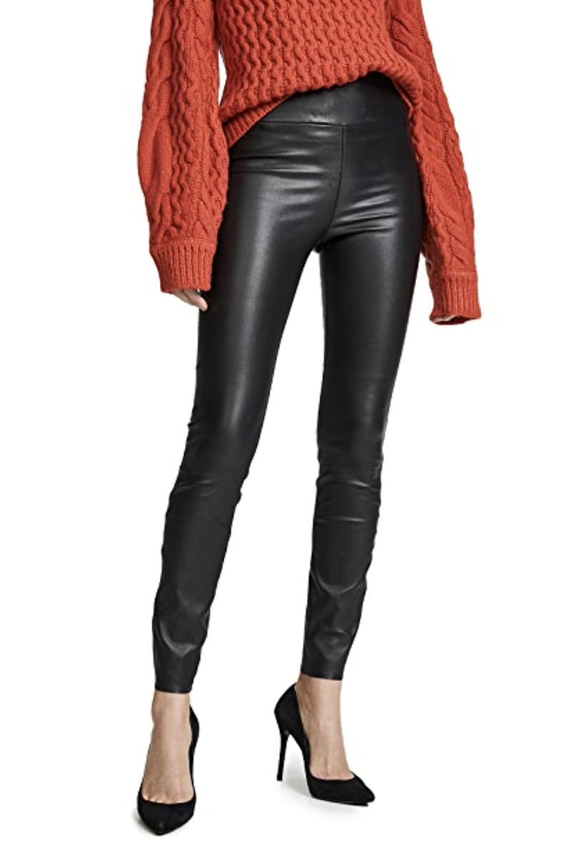 Quilted Faux Leather Leggings  Leather leggings, Buy pants online