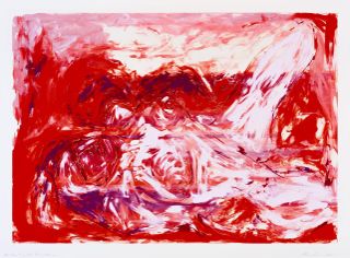Tracey Emin And Everything was Full of Love (2023) Unique monotype
