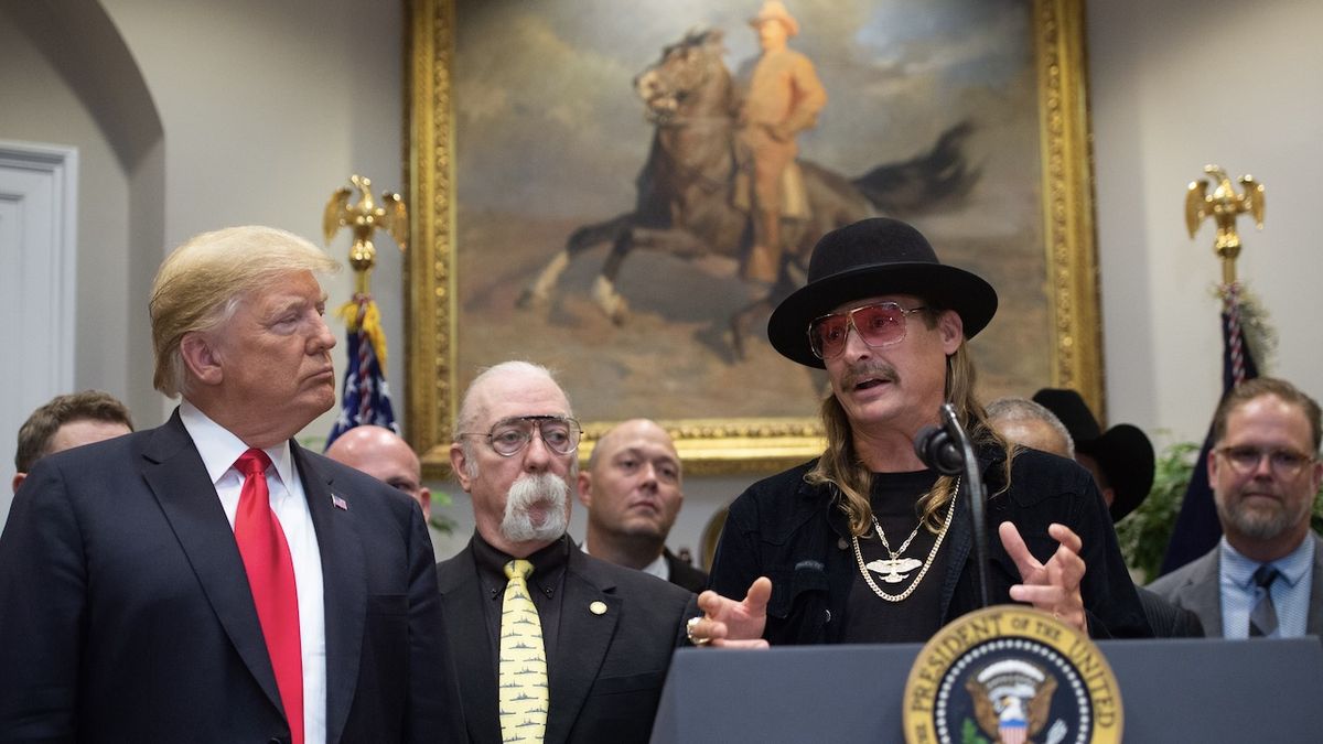 Kid Rock with Donald Trump