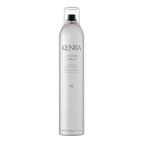 Kenra Professional Volume Spray 25 50% | Super Hold Finishing &amp;amp; Styling Hairspray | Flake-Free &amp;amp; Fast-Drying | Wind &amp;amp; Humidity Resistance | All Hair Types | 10 Oz