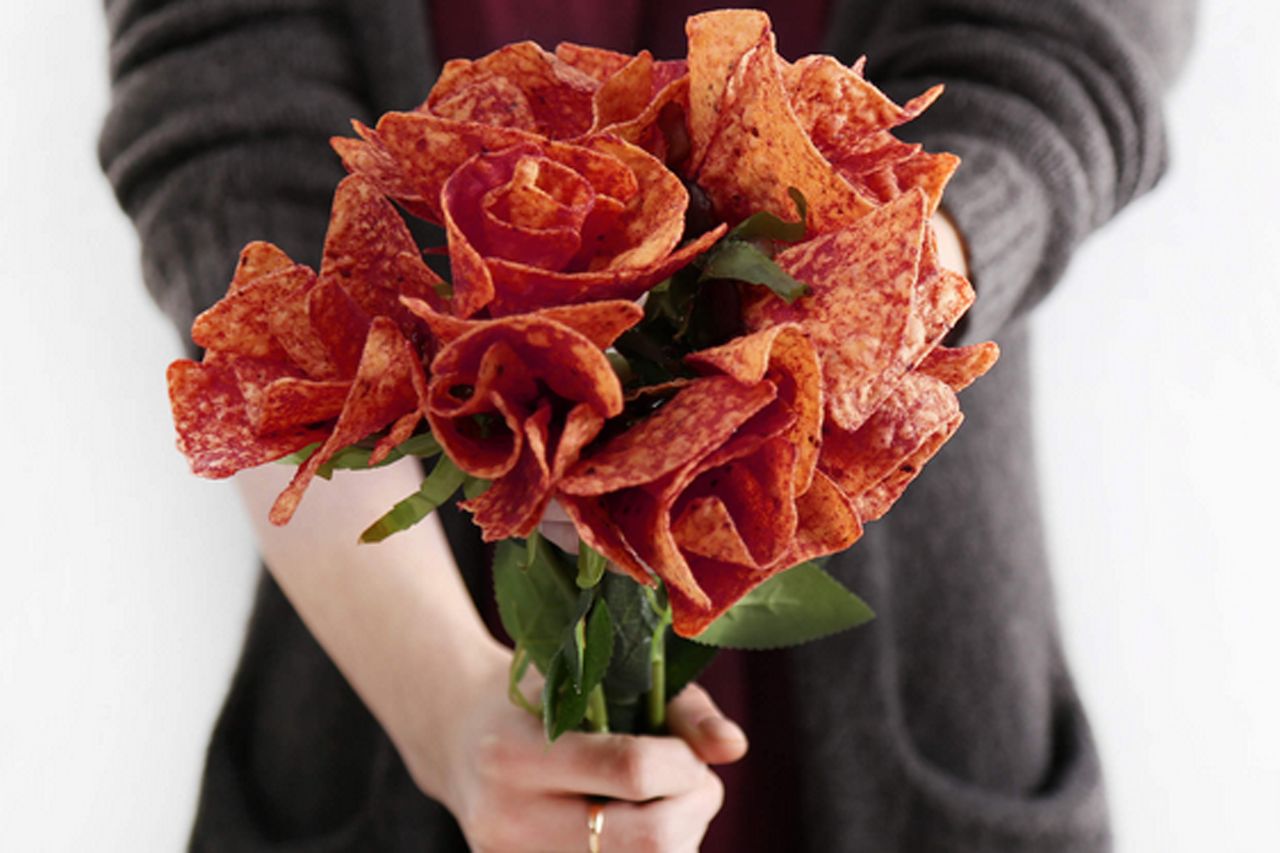 Doritos Ketchup Roses