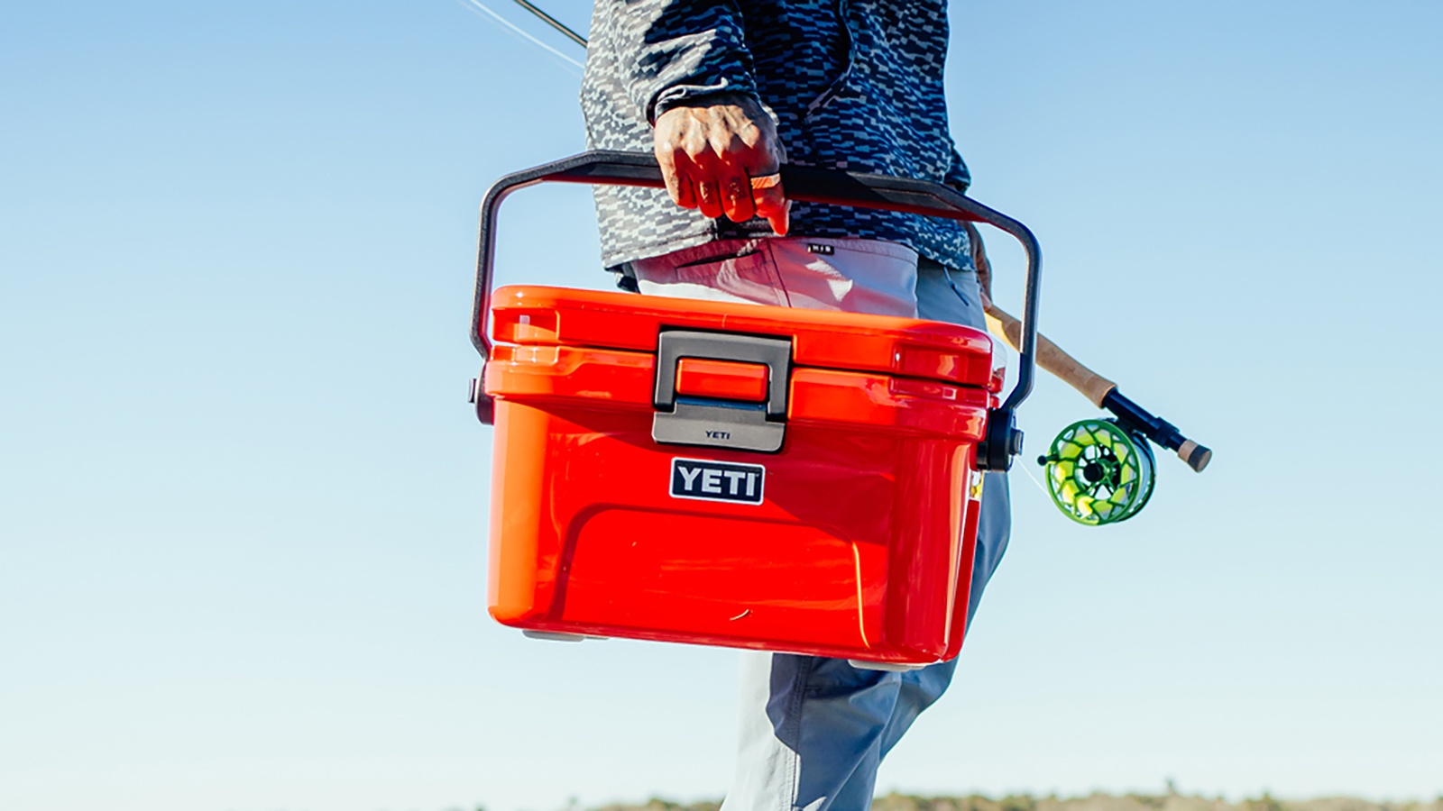 YETI Roadie 8 Hard Cooler in use