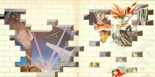 Gerald Scarfe's gatefold artwork for The Wall