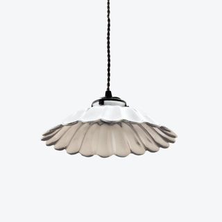 A scalloped light fixture from ABC Home