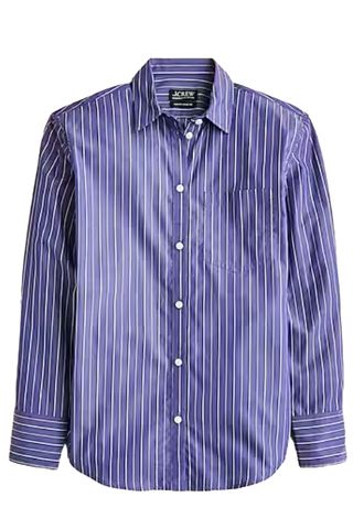 Garçon Classic Shirt in Striped Cotton Poplin