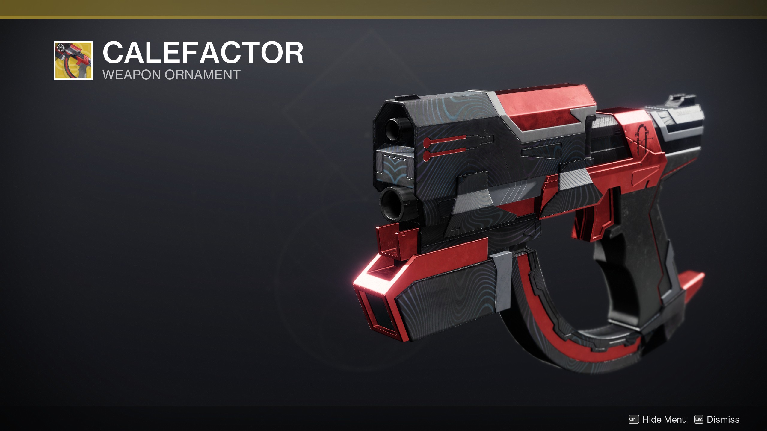 Destiny 2 Calefactor ornament