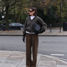 Sarah wearing winter outfit