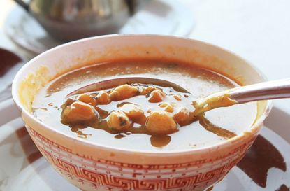 lentil and chickpea soup