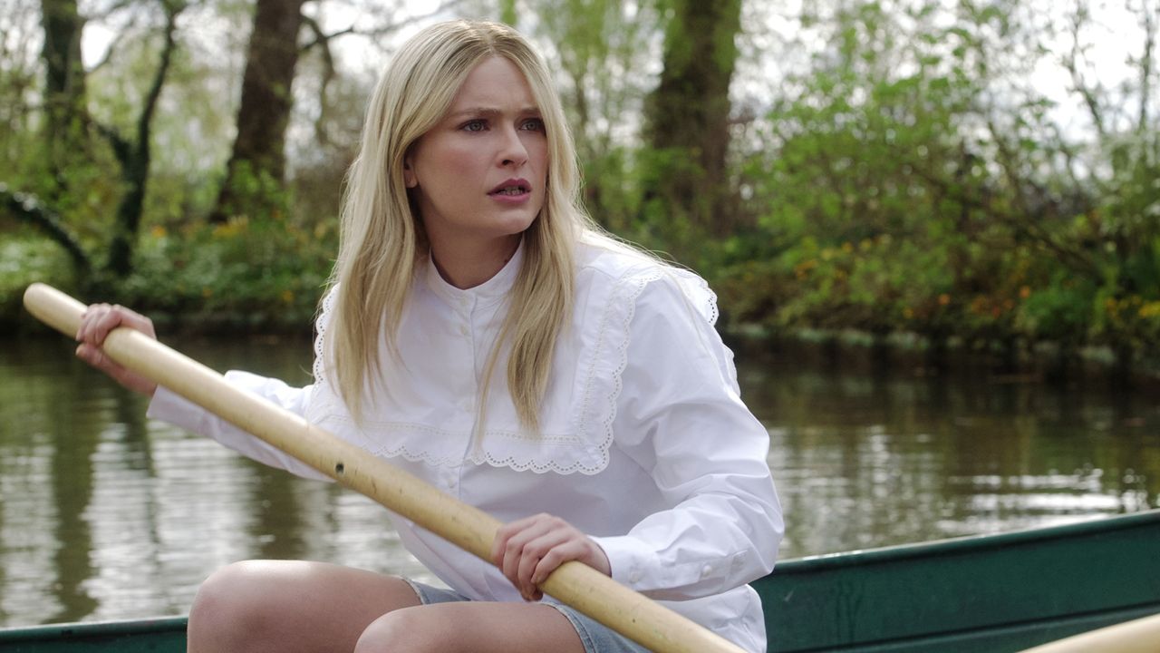 Camille Razat as Camille in episode 402 of Emily in Paris
