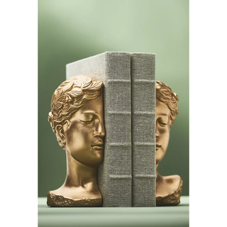 Grecian bust bookends