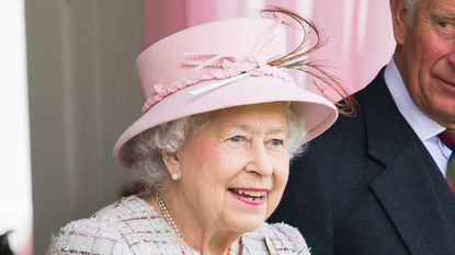 BRAEMAR, SCOTLAND - SEPTEMBER 02: Queen Elizabeth II and Prince Charles, Prince of Wales attend the 2017 Braemar Highland Gathering at The Princess Royal and Duke of Fife Memorial Park on September 2, 2017 in Braemar, Scotland. (Photo by Samir Hussein/Samir Hussein/WireImage)