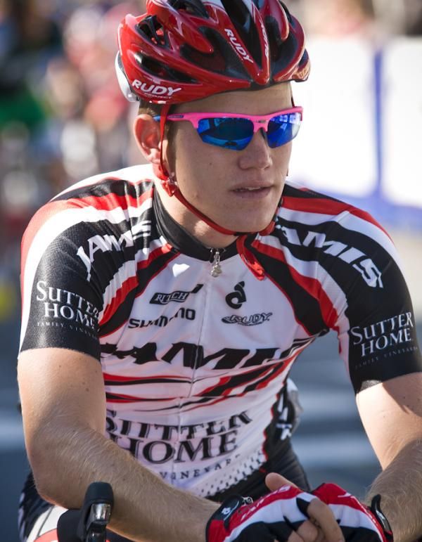 Jackie Simes (Jamis Sutter Home) would launch a series of strong attacks and place on the podium.