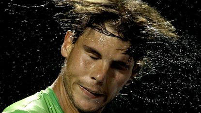 Rafael Nadal sweat