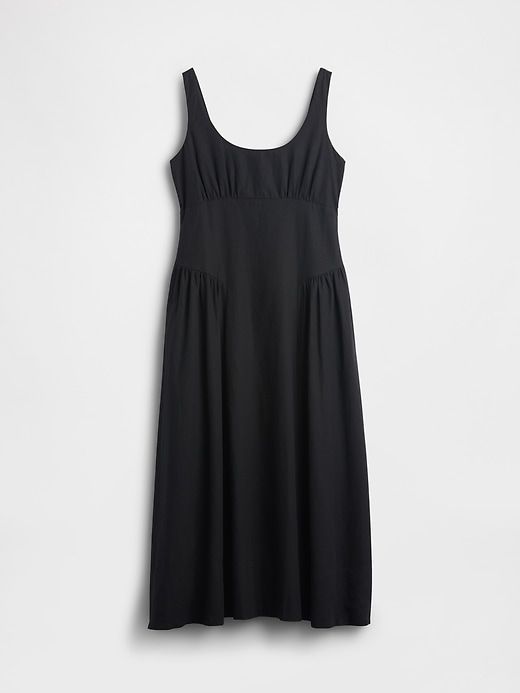 Shirred Maxi Dress