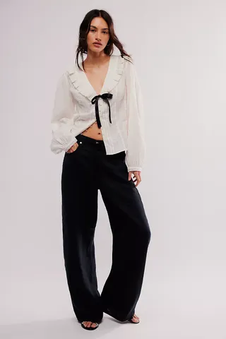 Citizens of Humanity, Brynn Drawstring Linen Trousers