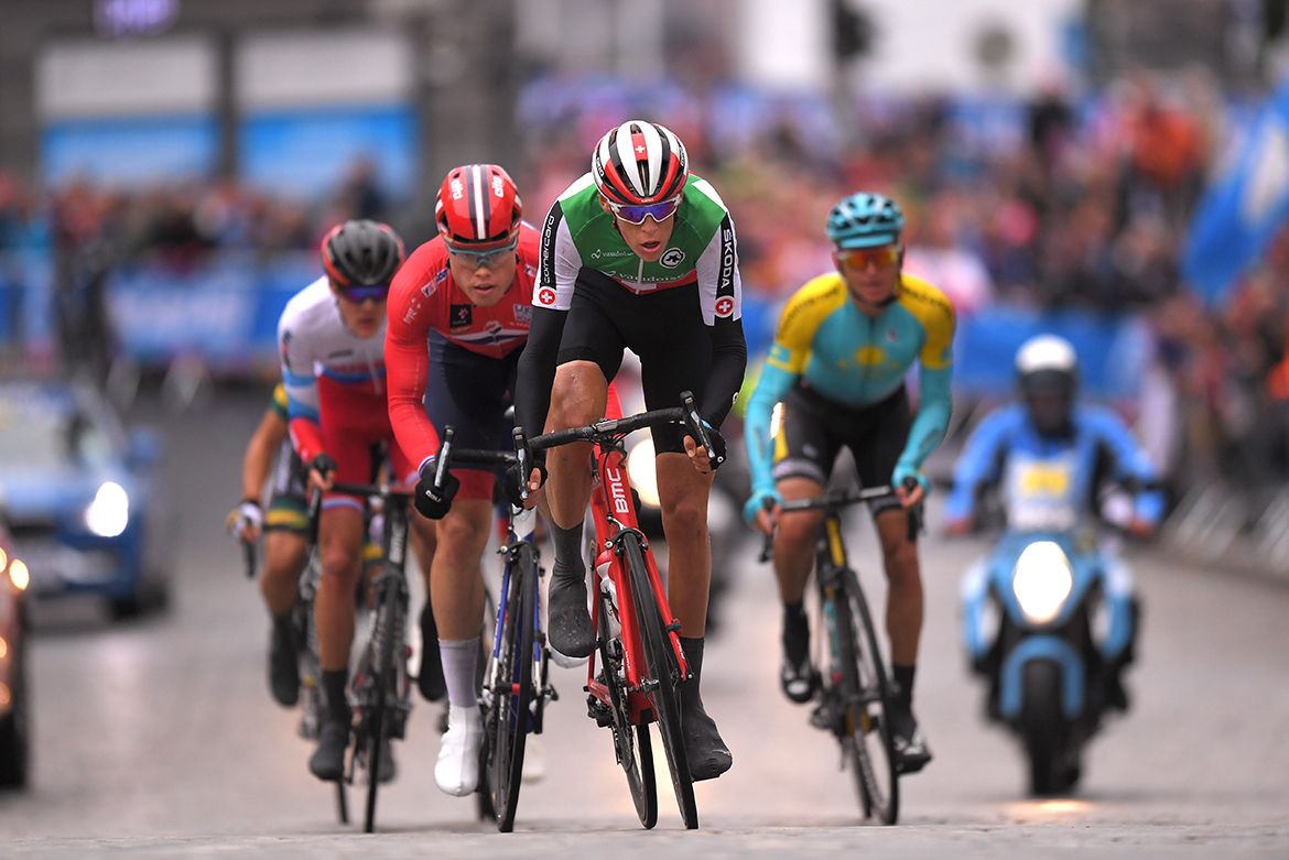 The men's under-23 road race at the Bergen World Championships